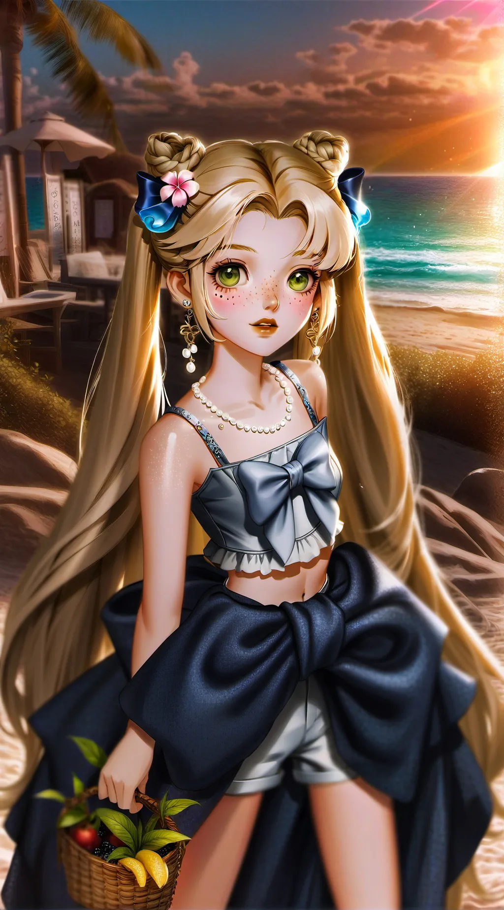 ai character: lily background