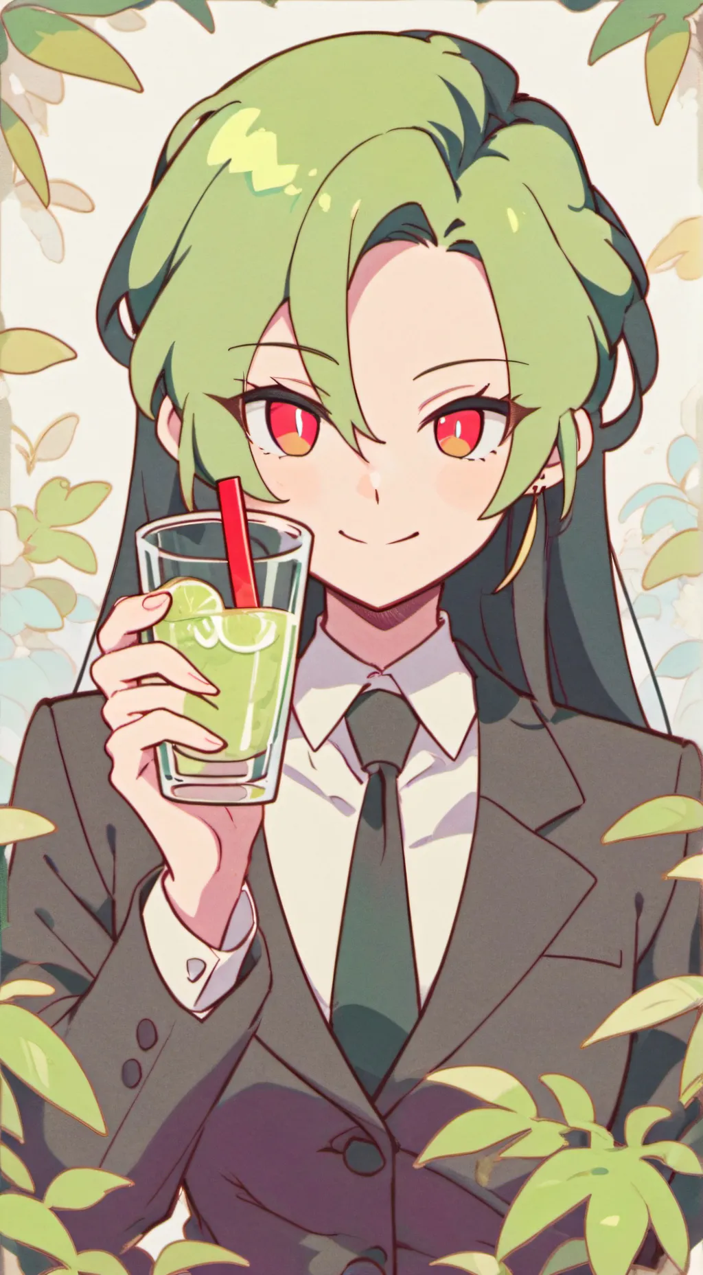 ai character: Vampire bar background