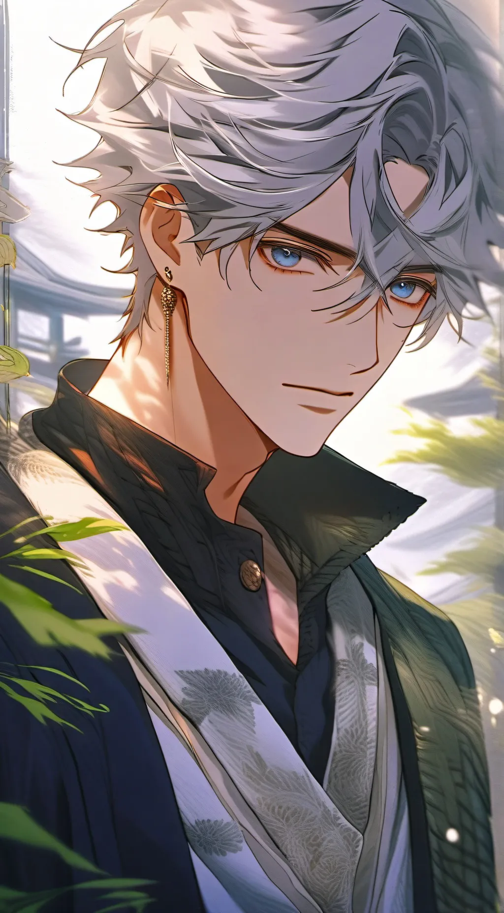 ai character: Pale Blue-Eyed Rival background