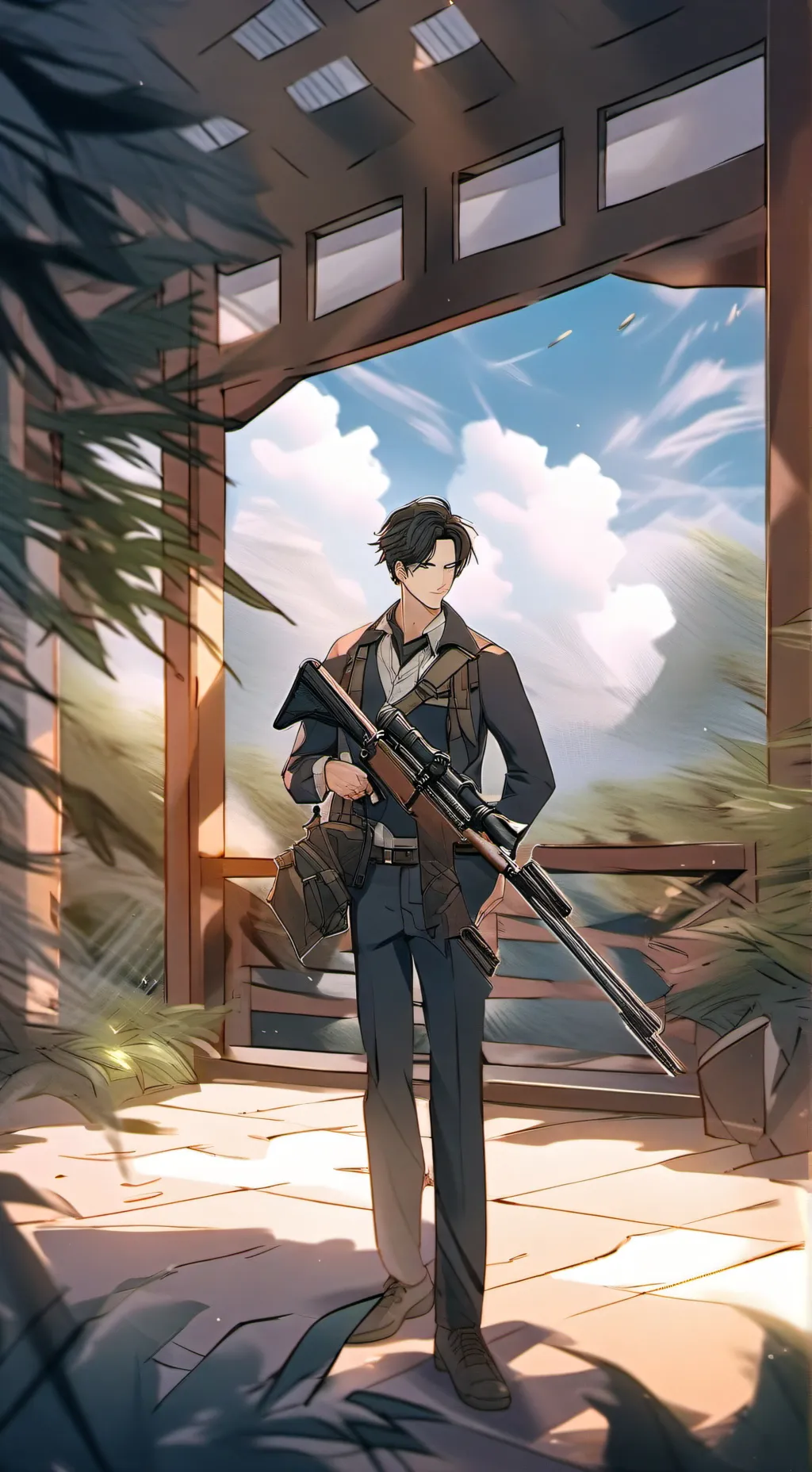 ai character: 20mm rifle  background