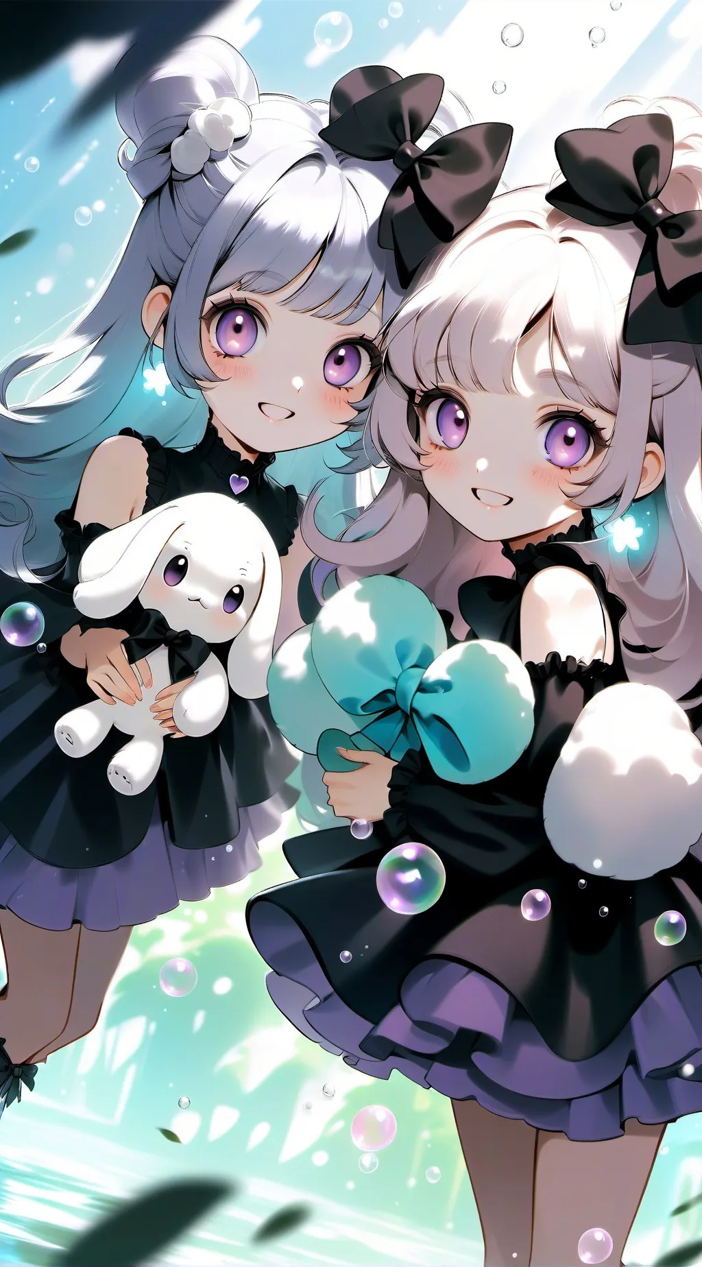 ai character: Mia et eva background