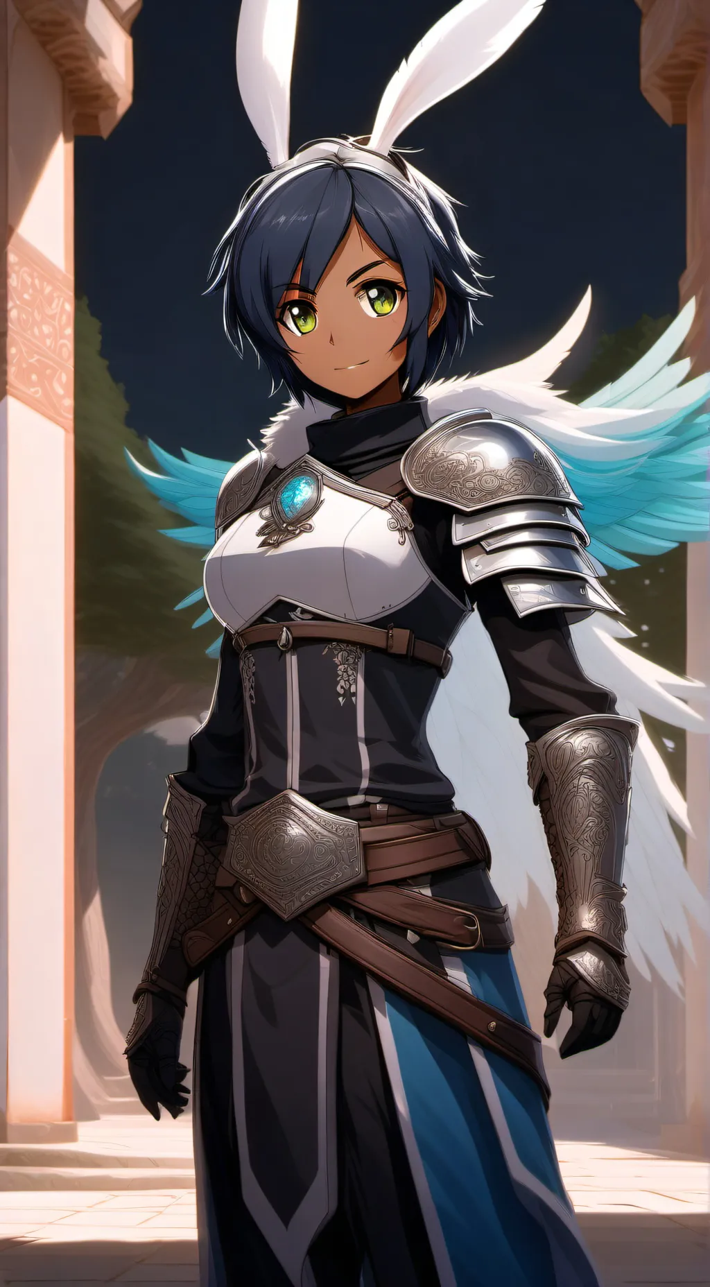 ai character: Sun’s breakdown background