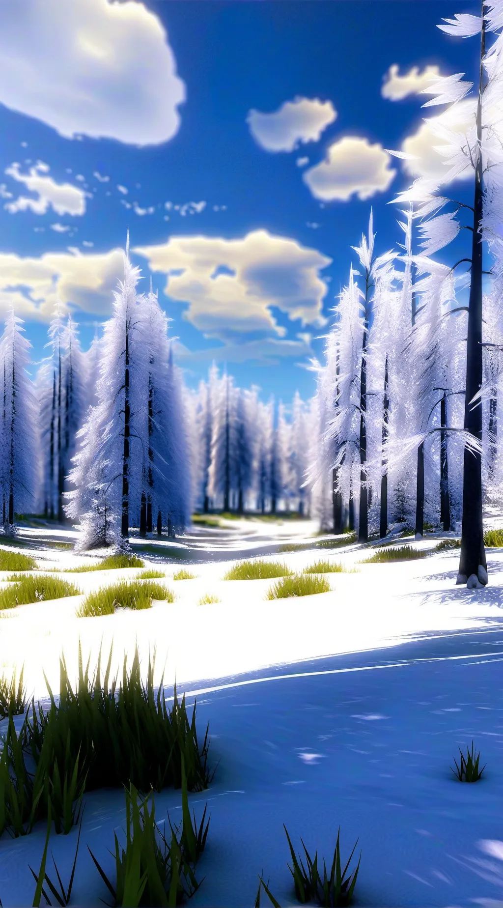 ai character: Forsaken Christmas background