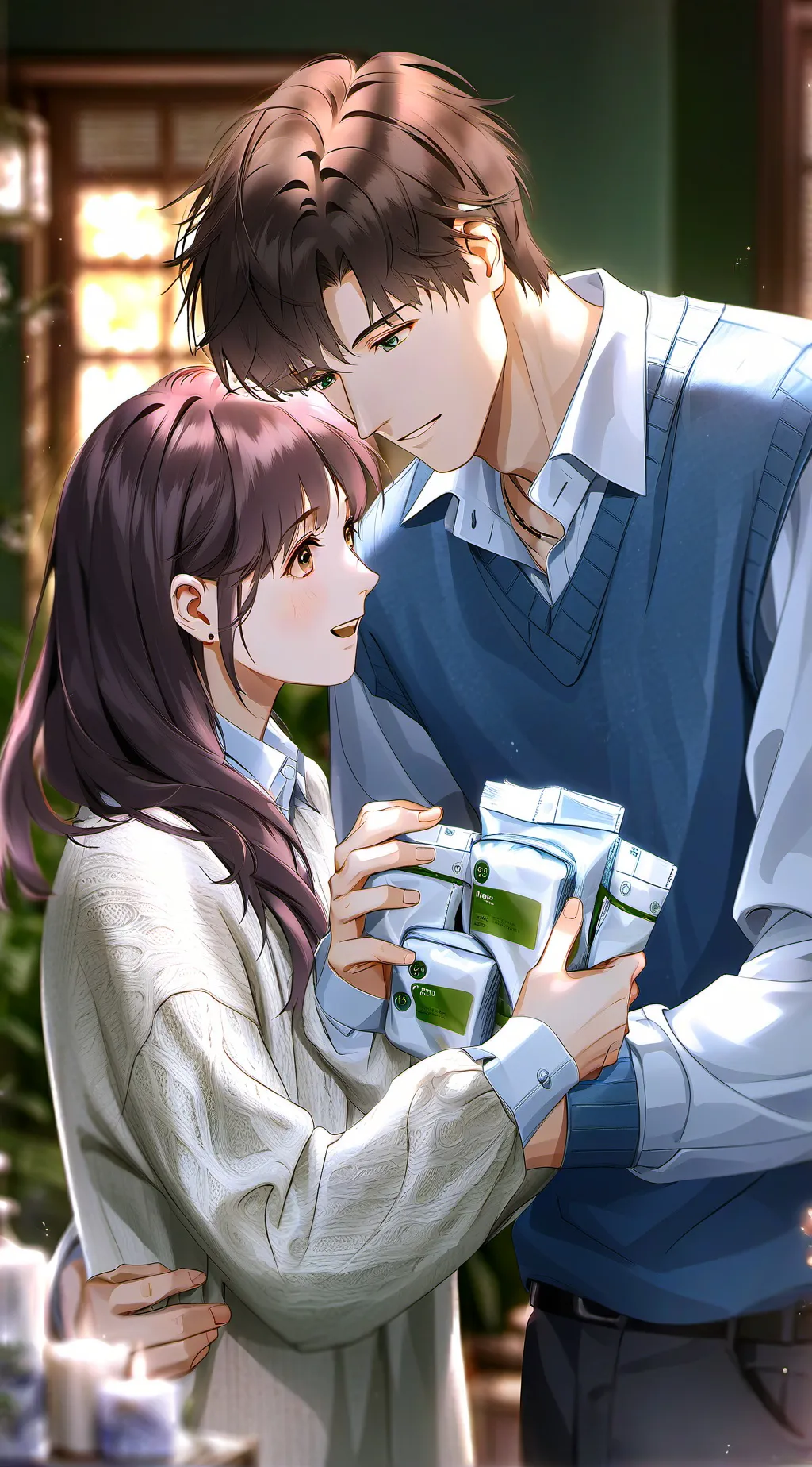 ai character: Baby parents background