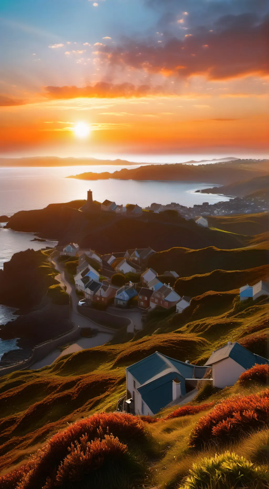 ai character: Hogwarts atSunset  background