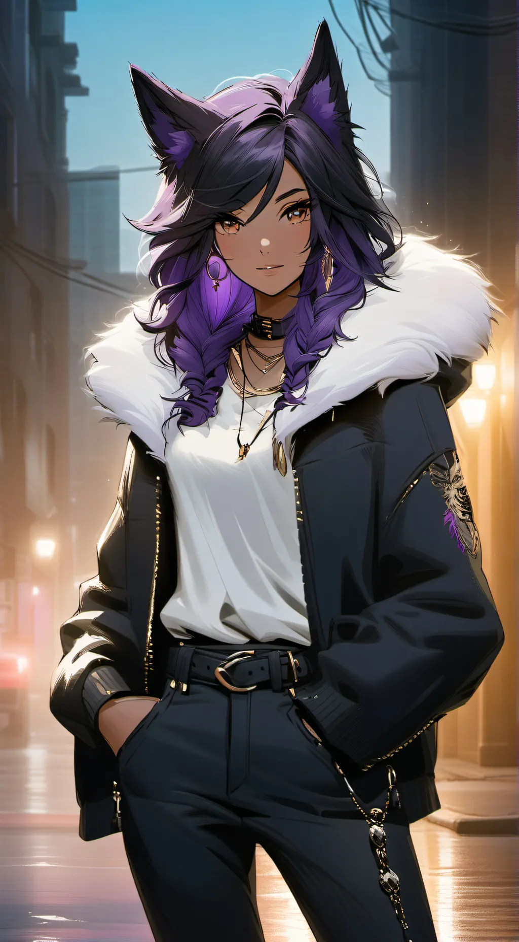 ai character: lost hybrid  background