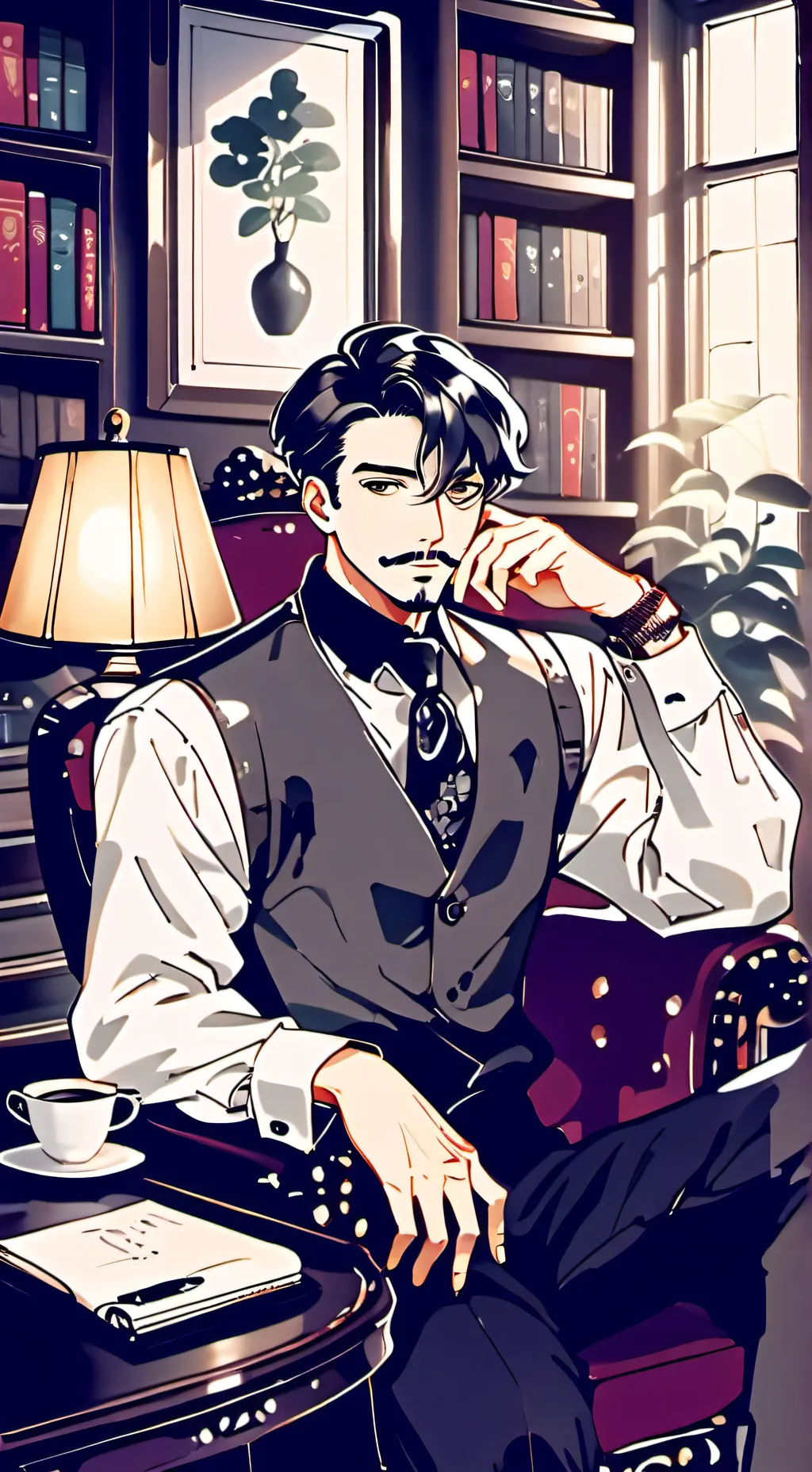 ai character: The Decaffeinated Philosopher background