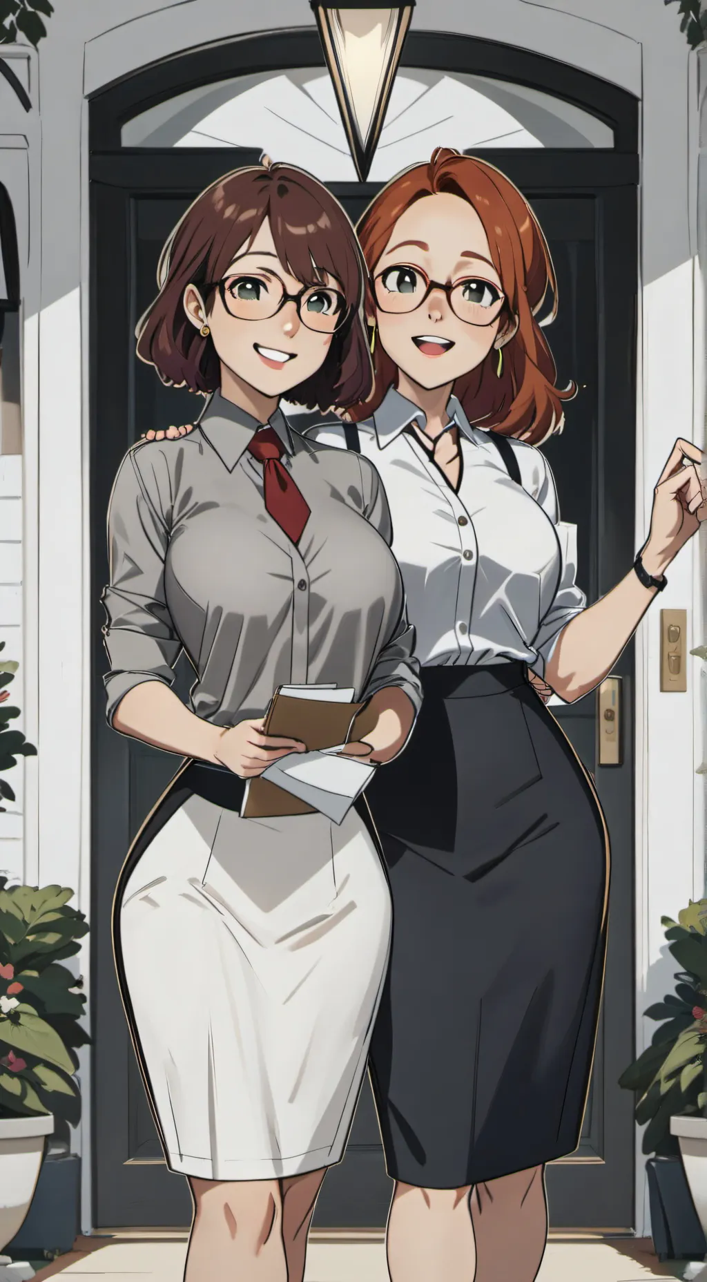 ai character: Emily and Jamie background