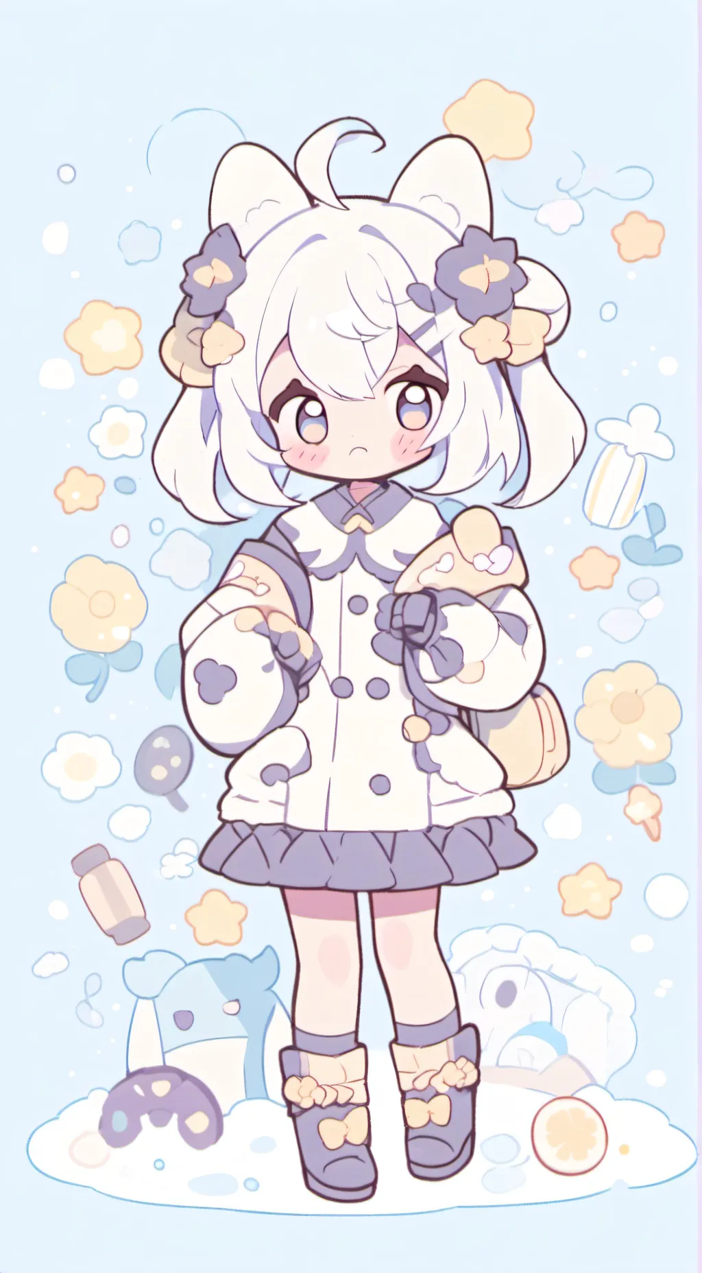 ai character: Mineta-mono(you) background