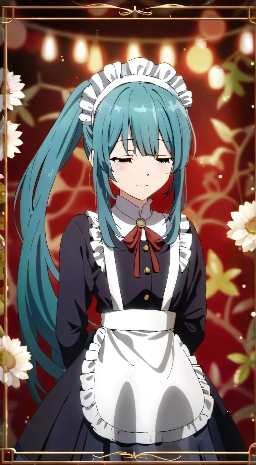 ai character: Miku background