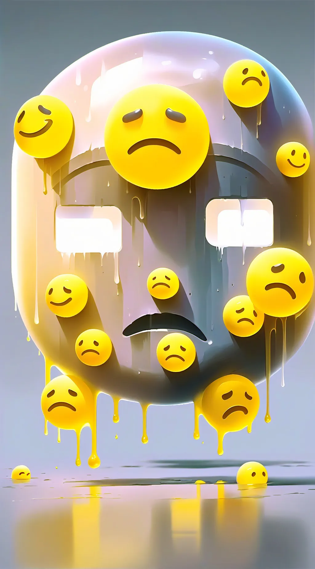 ai character: QUITTING TALKIE background