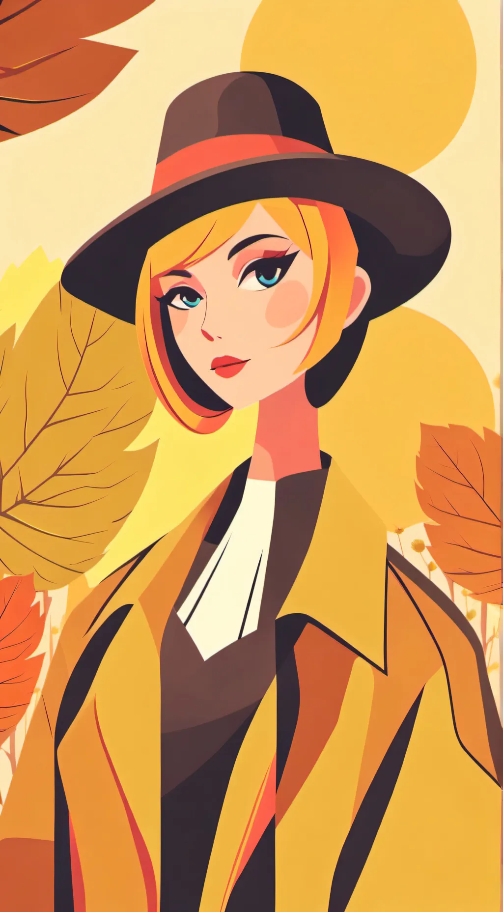 ai character: Thanksgiving  background