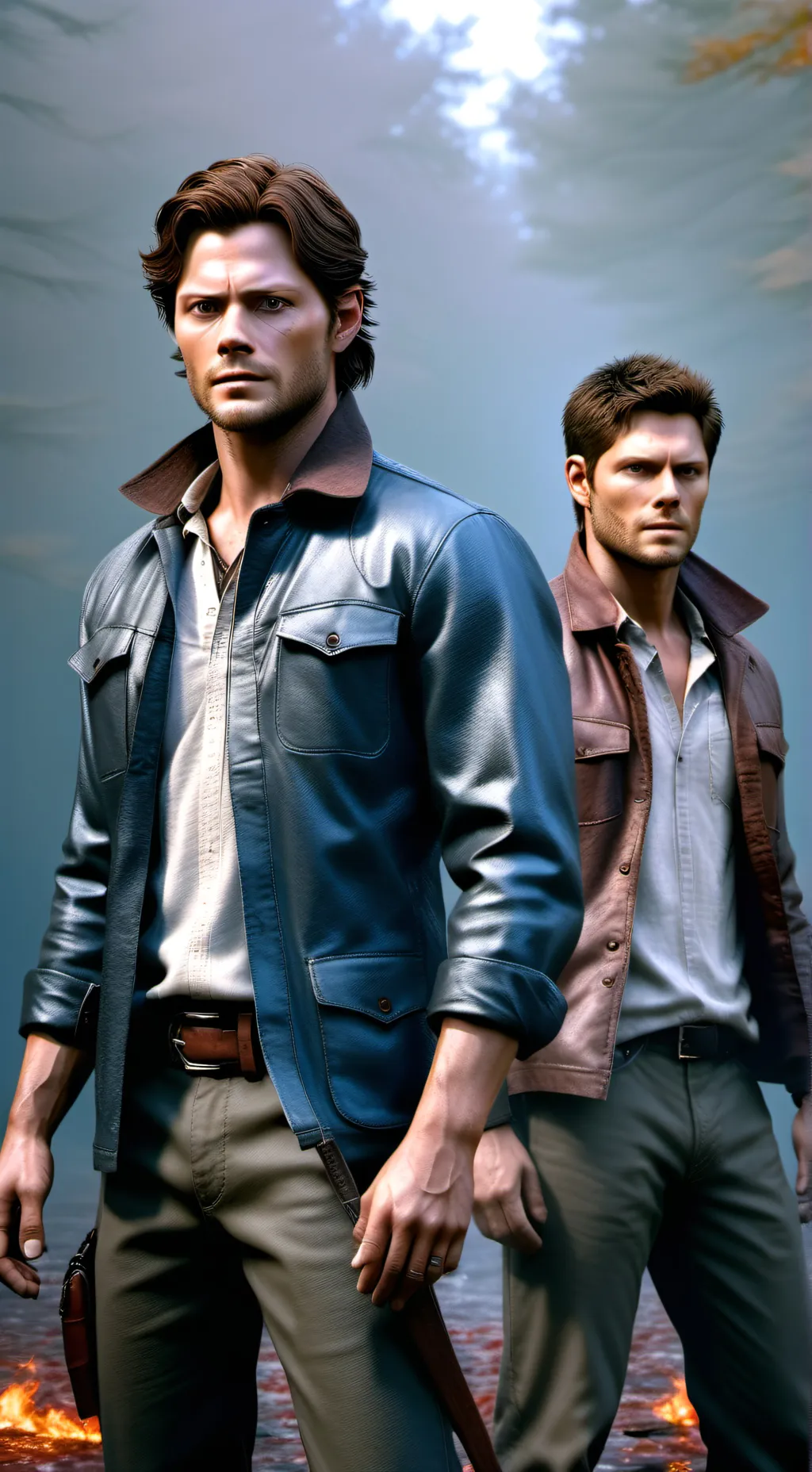 ai character: Supernatural  background