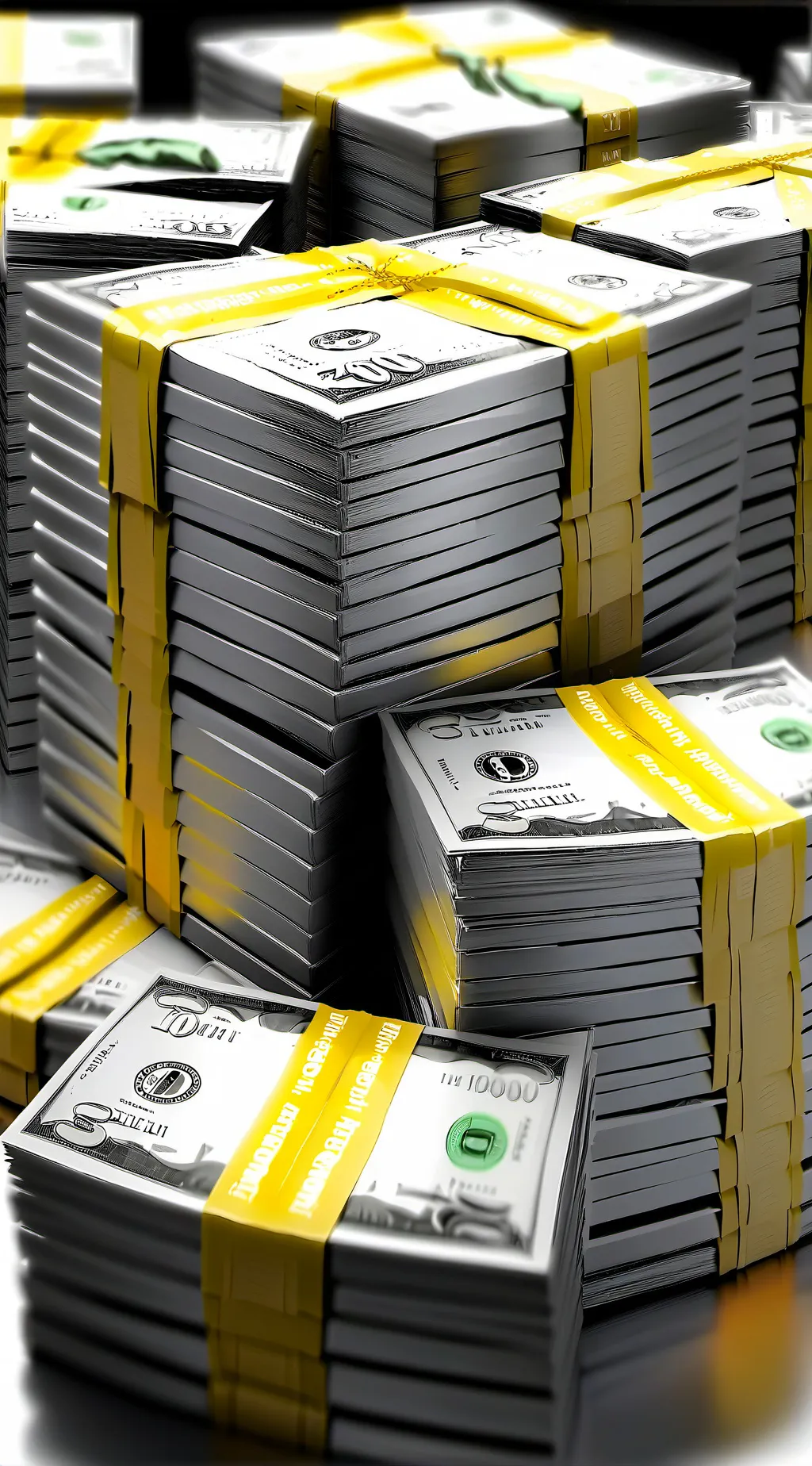 ai character: MONEY background