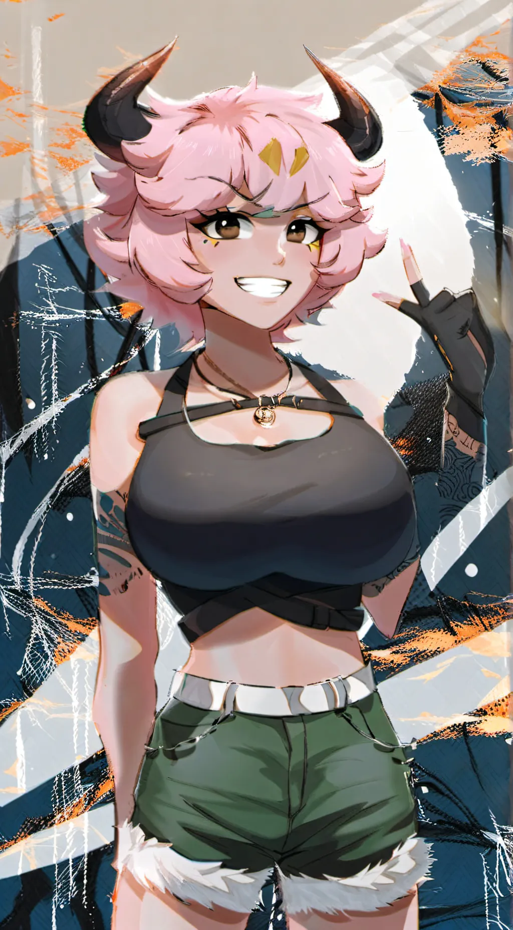 ai character: ~Mina~ (GL)  background