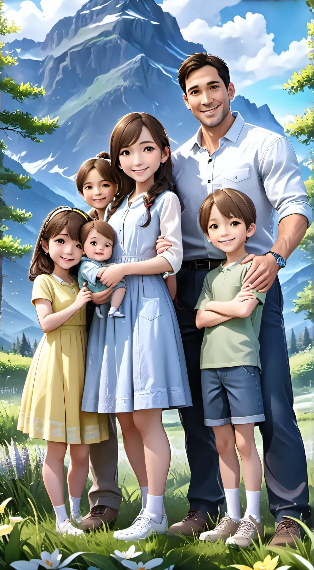 ai character: Family background