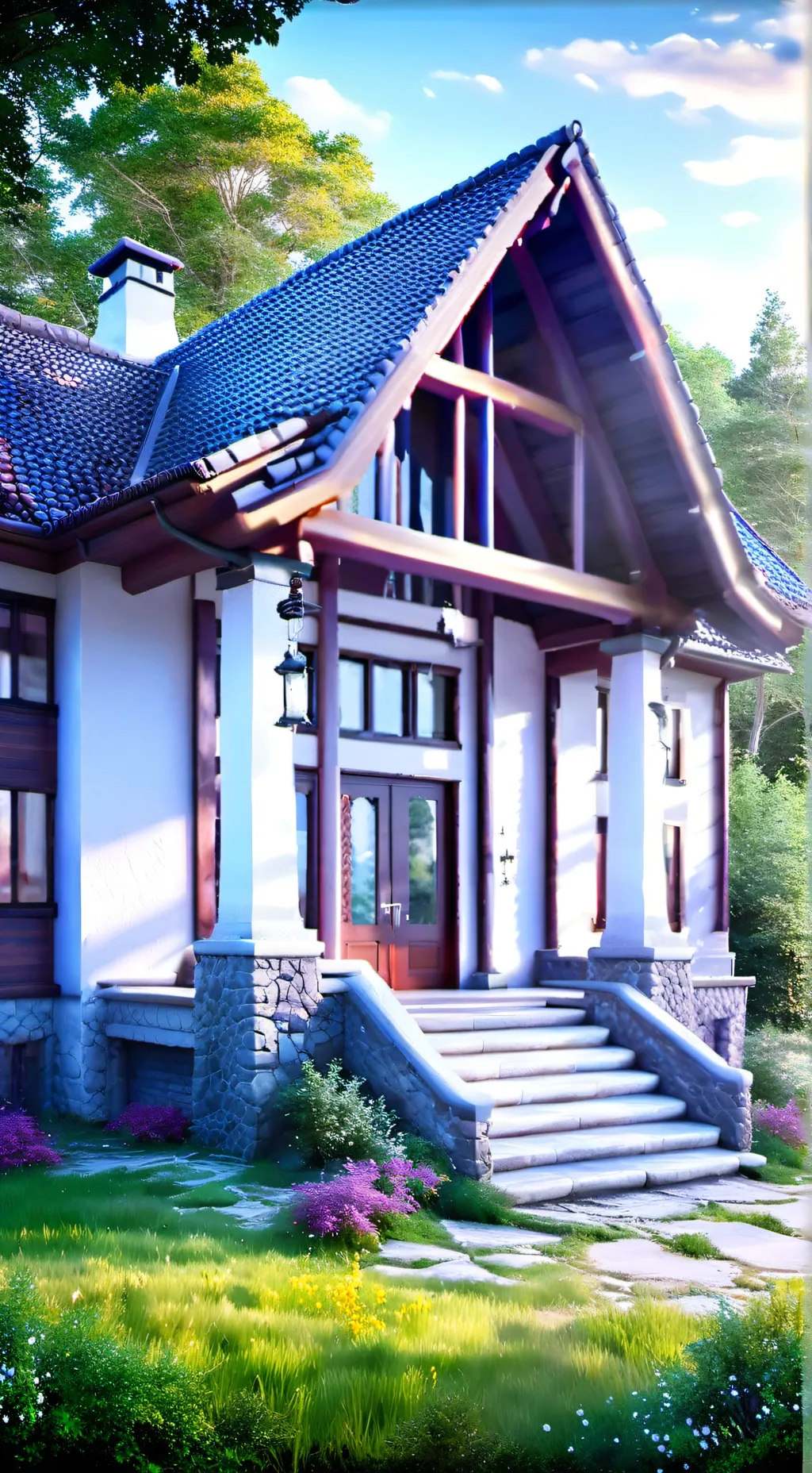 ai character: MHA house background