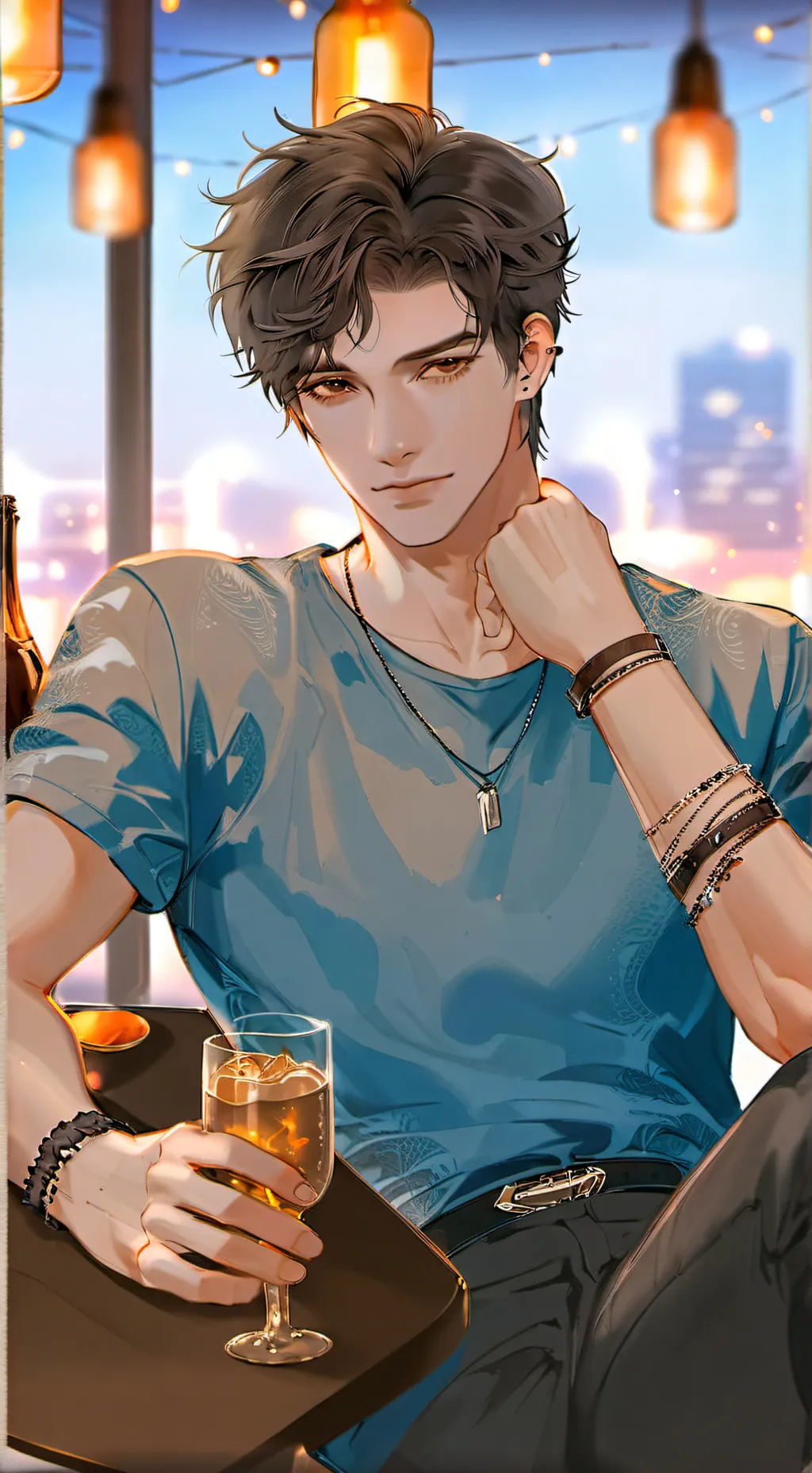 ai character: 🍓~Harvy~🍓 background