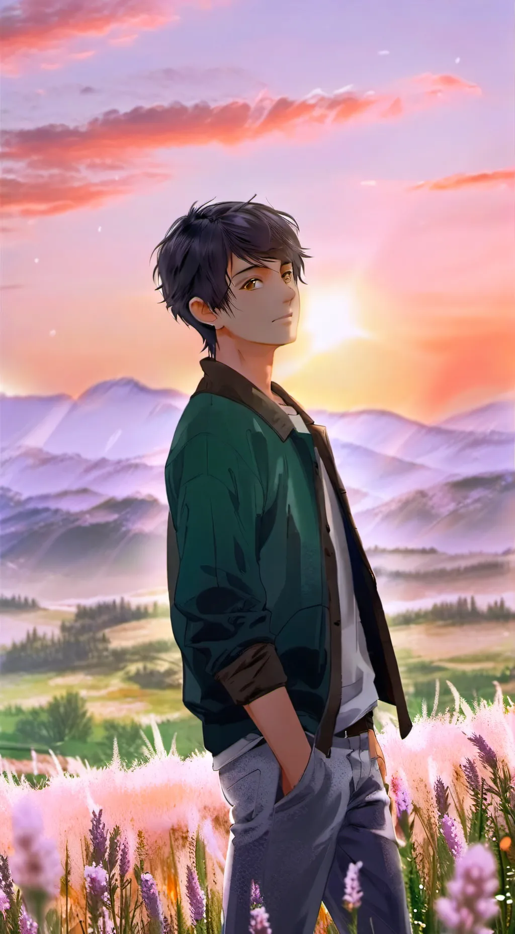 ai character: heiwa background