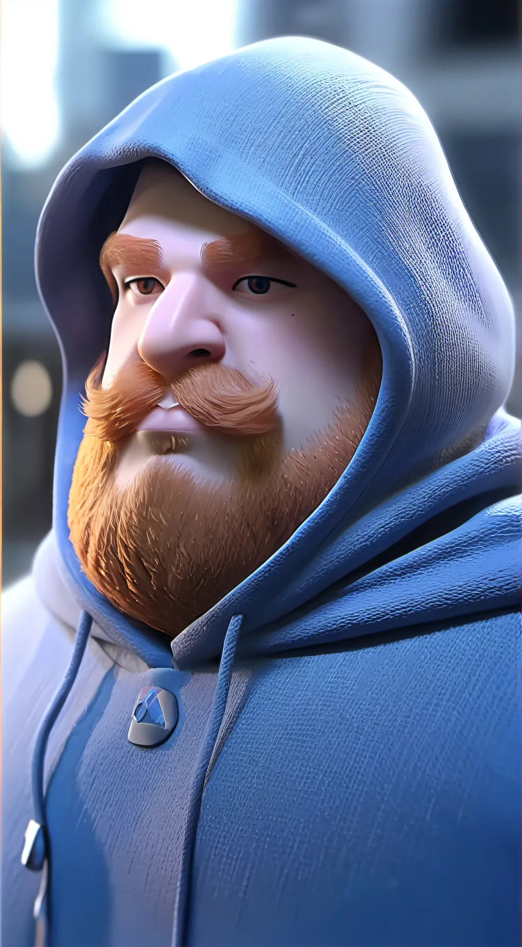 ai character: Caseoh background