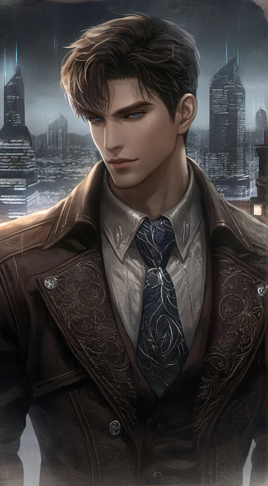 ai character: 💰Patar White💰 background