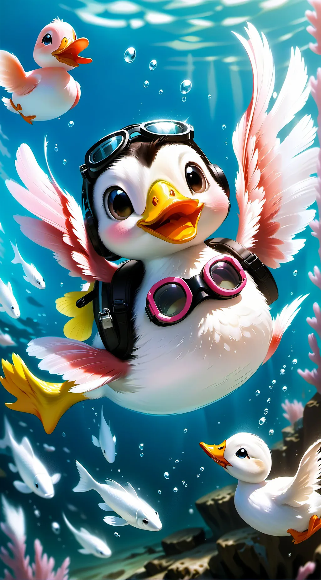 ai character: Quackers background