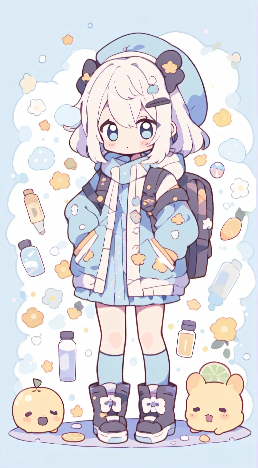 ai character: Sprunki depressed background