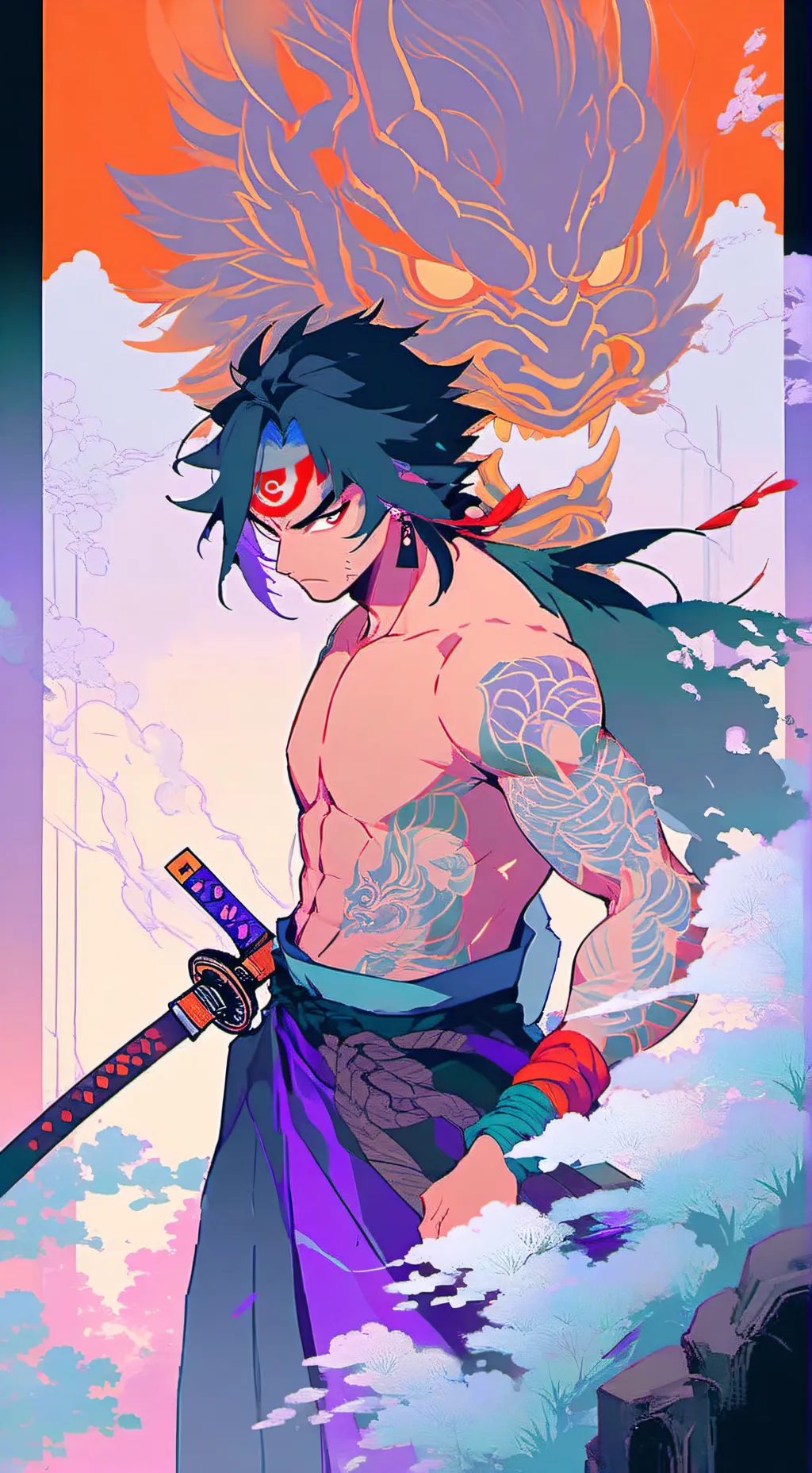 ai character: -Jealous Inosuke-  background