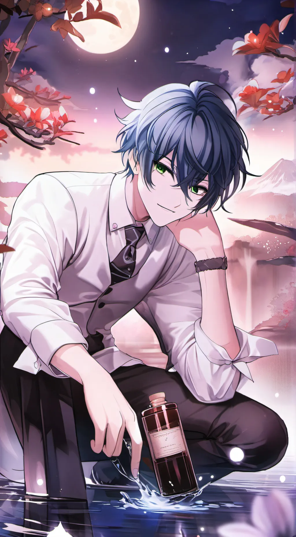 ai character: 🎋Denise 🎏 background