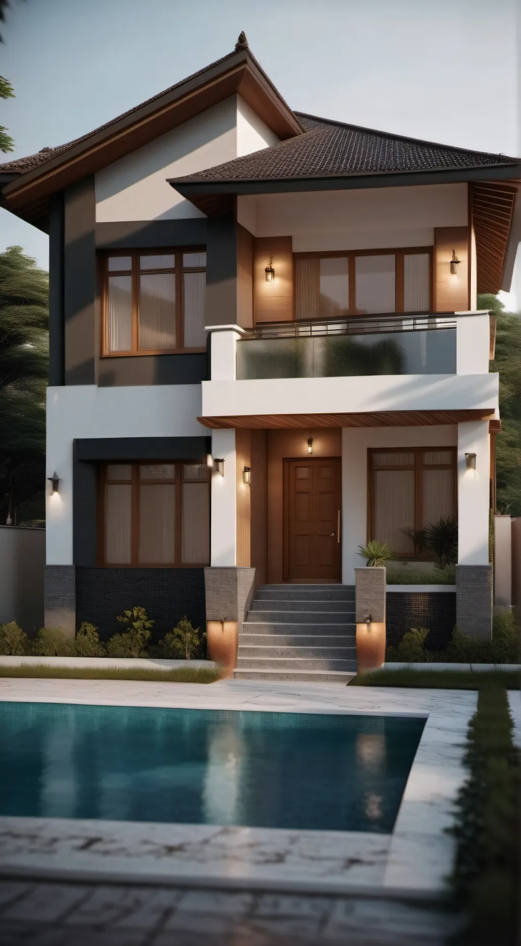 ai character: family who pas out background