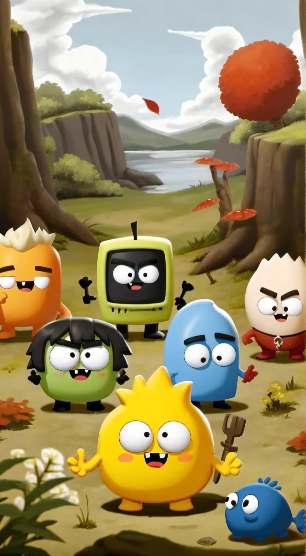 ai character: Corruptedbfdivsyou background