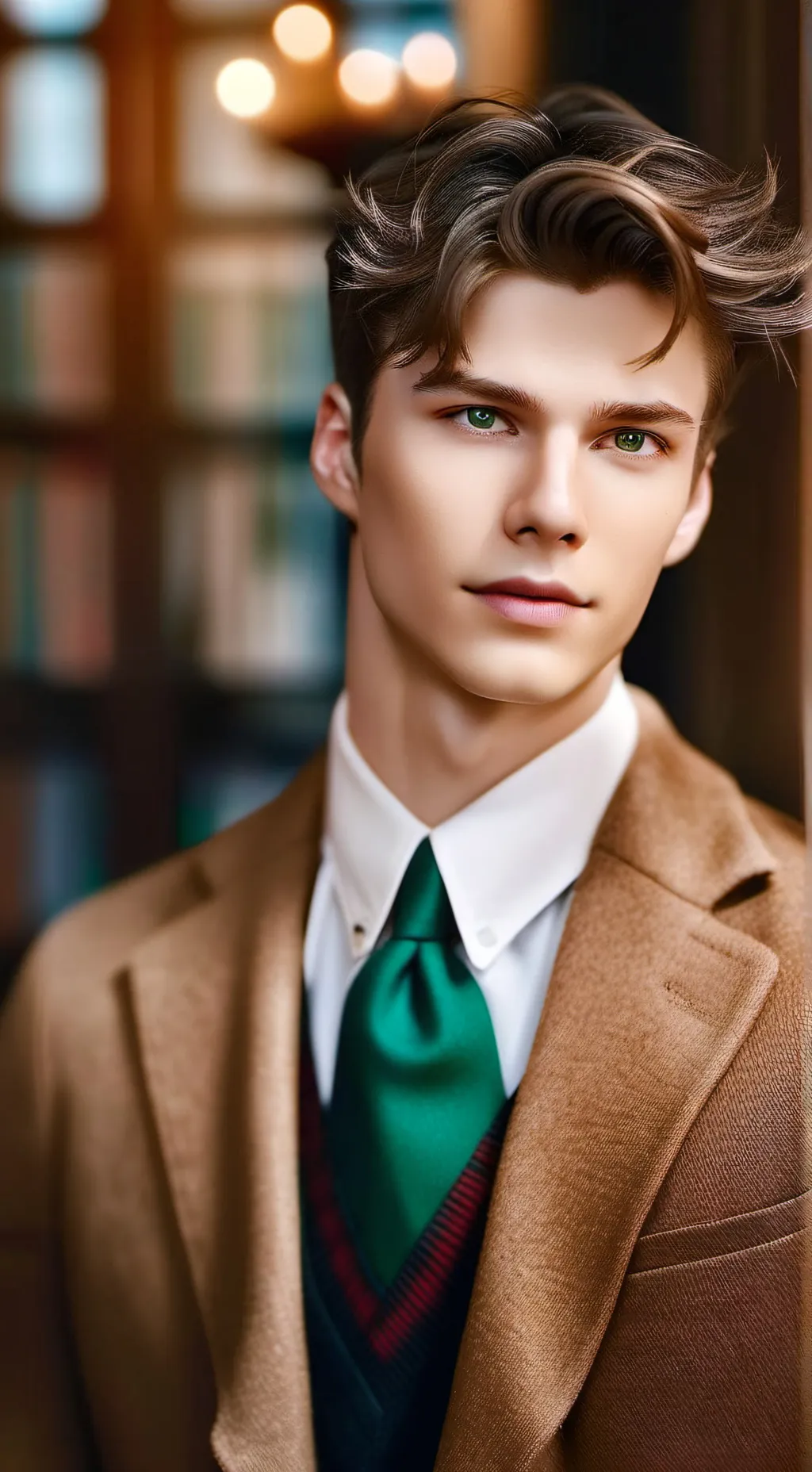 ai character: ᗩᒪE᙭ᗩᑎᗪEᖇ background