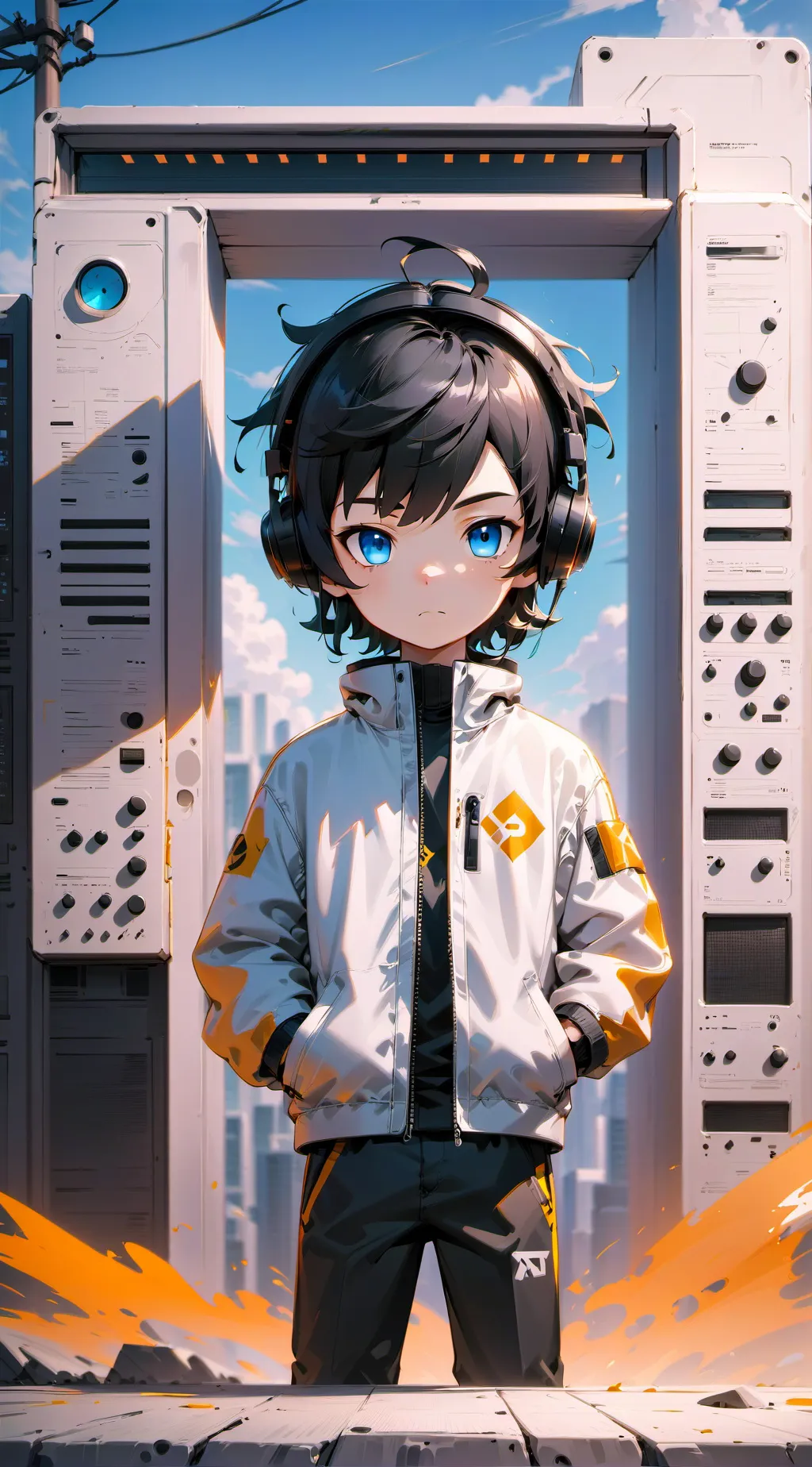 ai character: Leo background