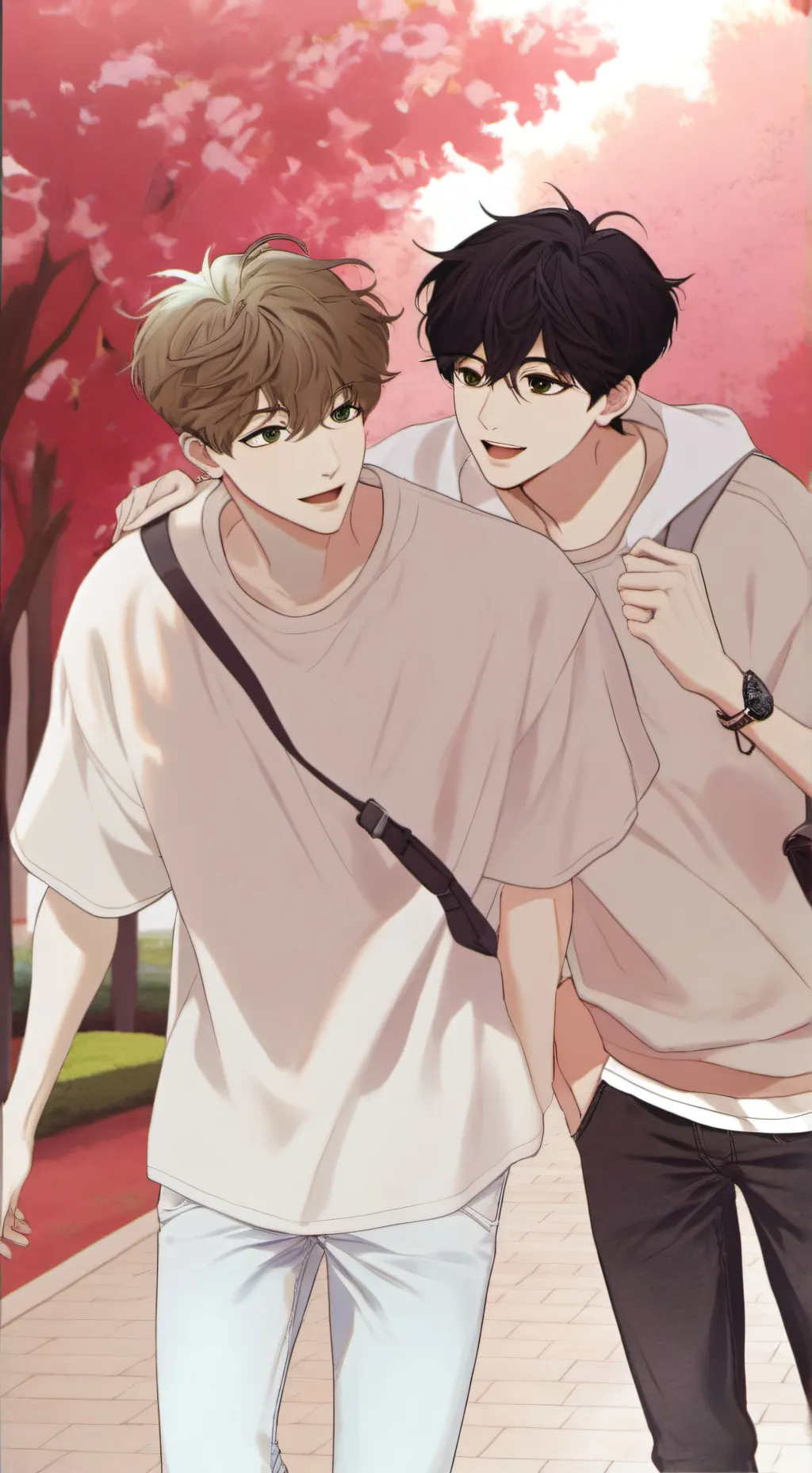 ai character: ★Asher & Angel★ background