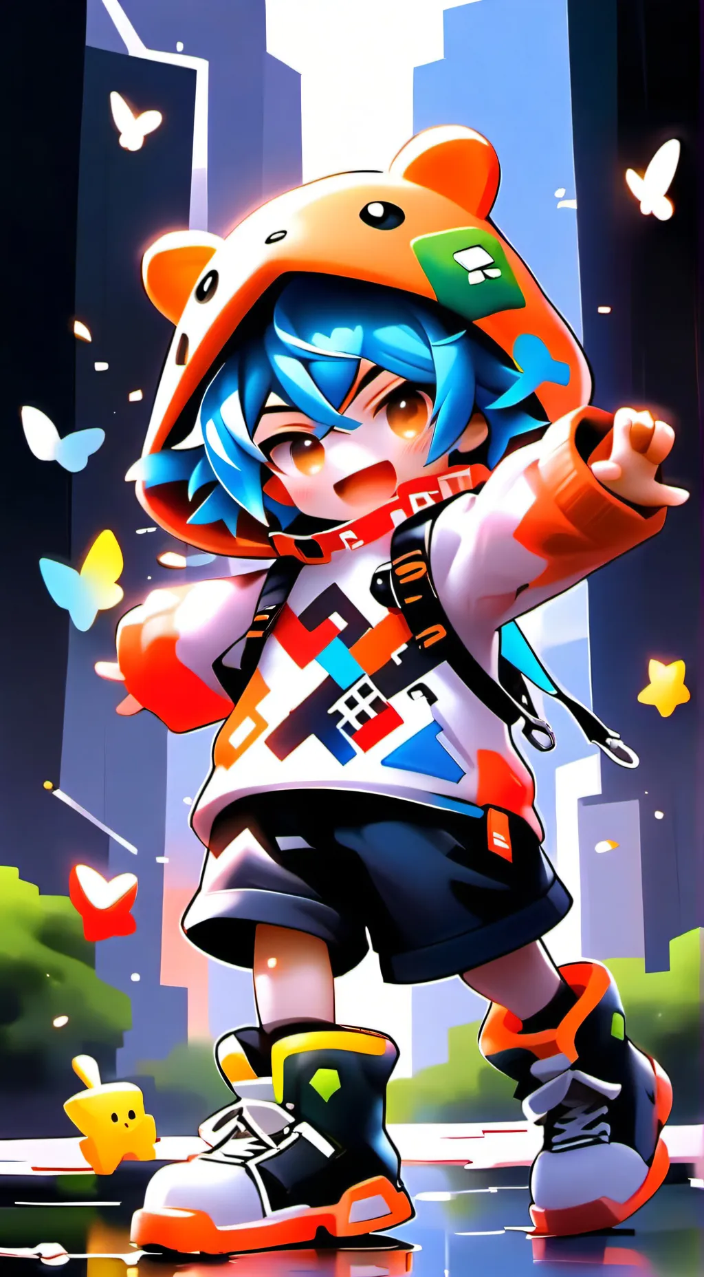 ai character: your color power background