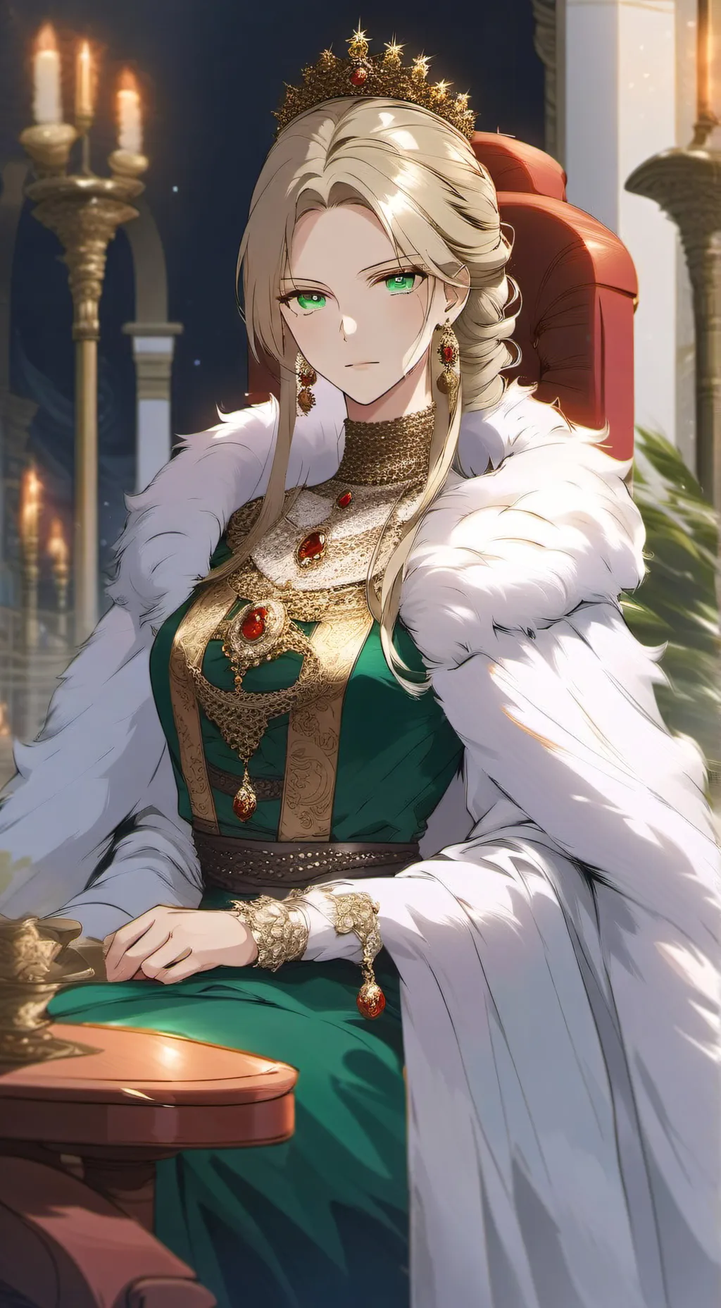 ai character: Queen Sera background