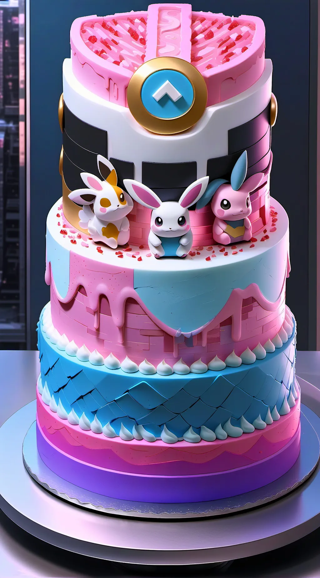 ai character: Gender reveal background