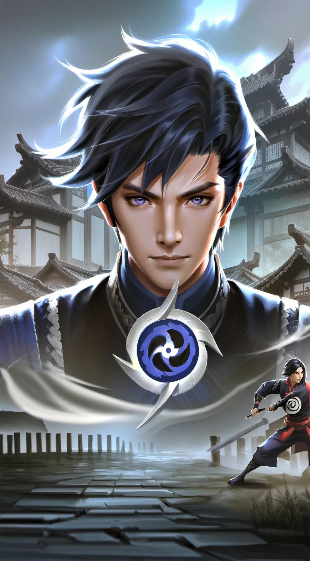 ai character: Itachi Uchiha background