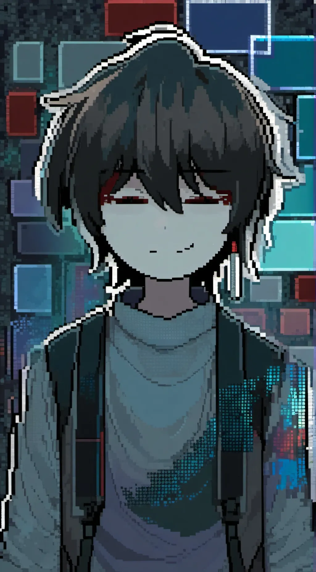 ai character: Mic :/ background