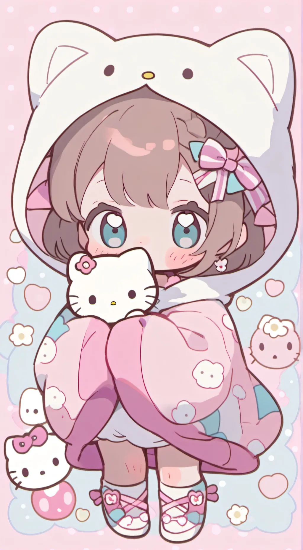 ai character: baby mimi background
