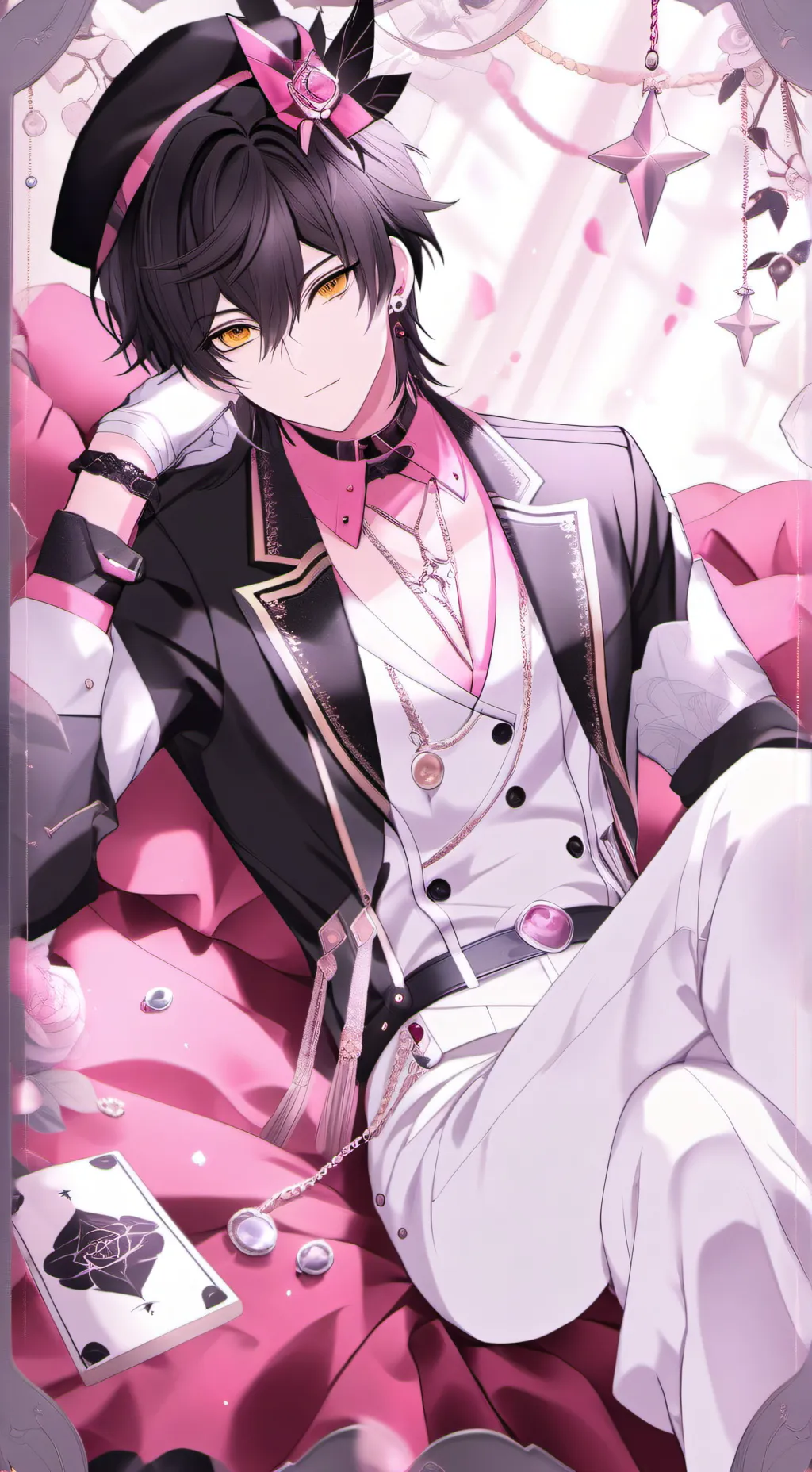 ai character: Shadow (game MC) background