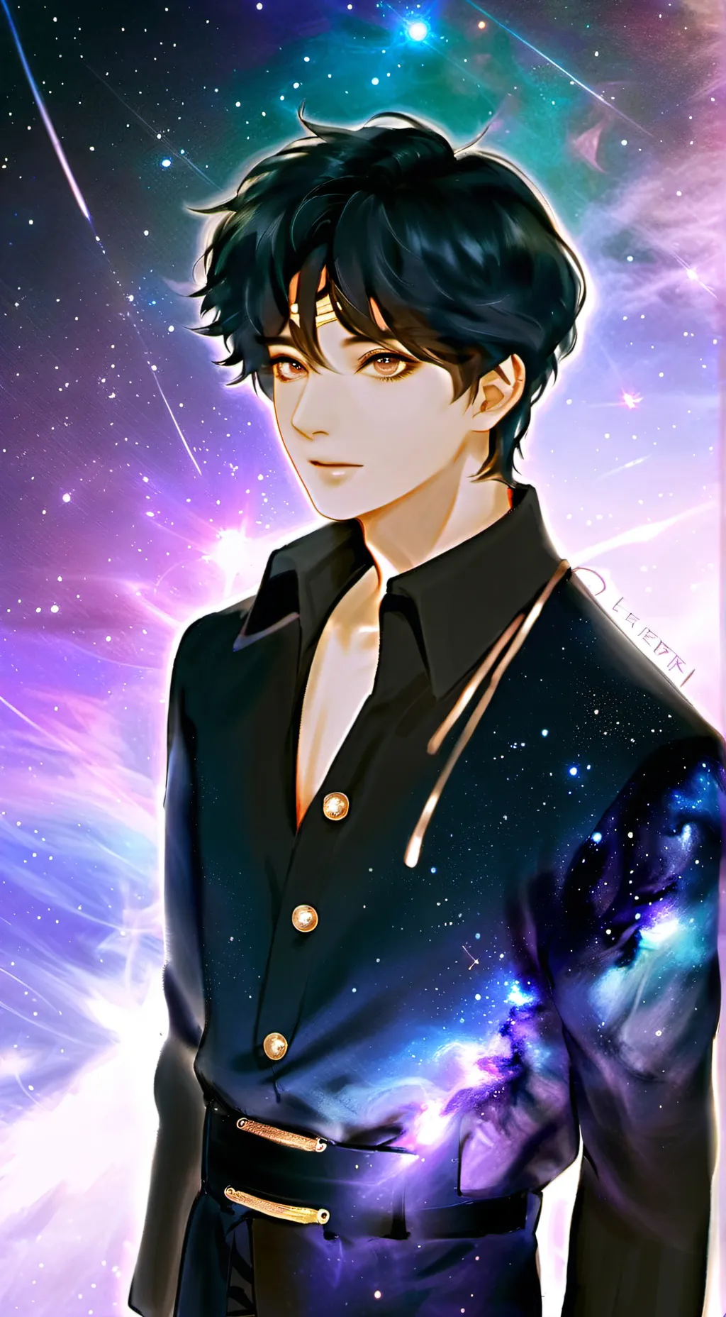 ai character: galactic  background