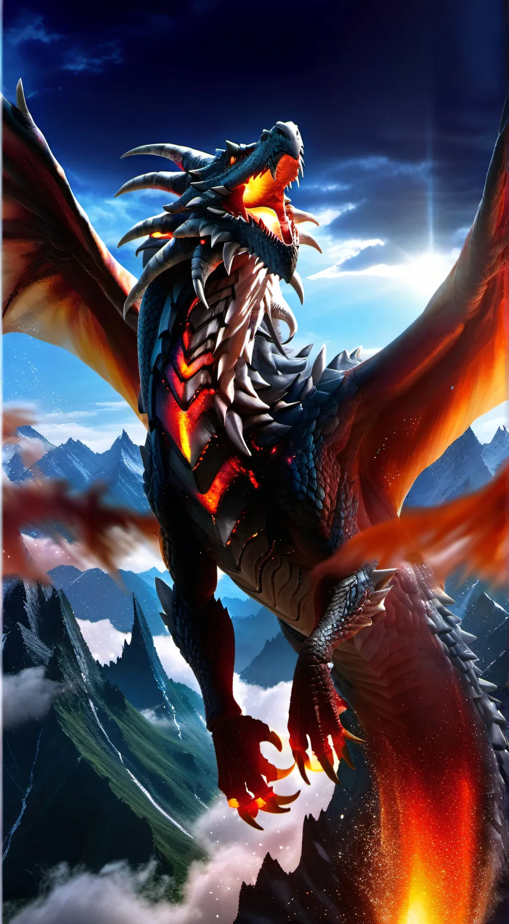 ai character: 🌋Ash☄️ background