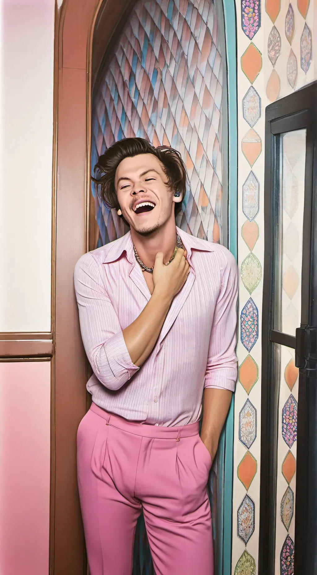 ai character: Harry Styles background