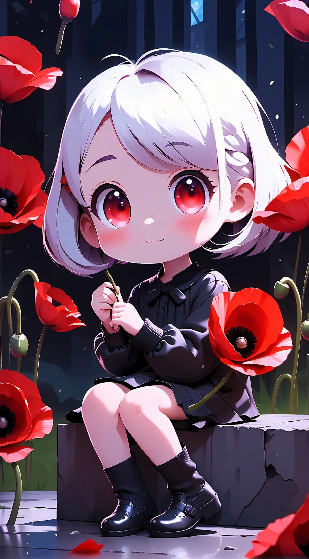ai character: Poppy playtime  background