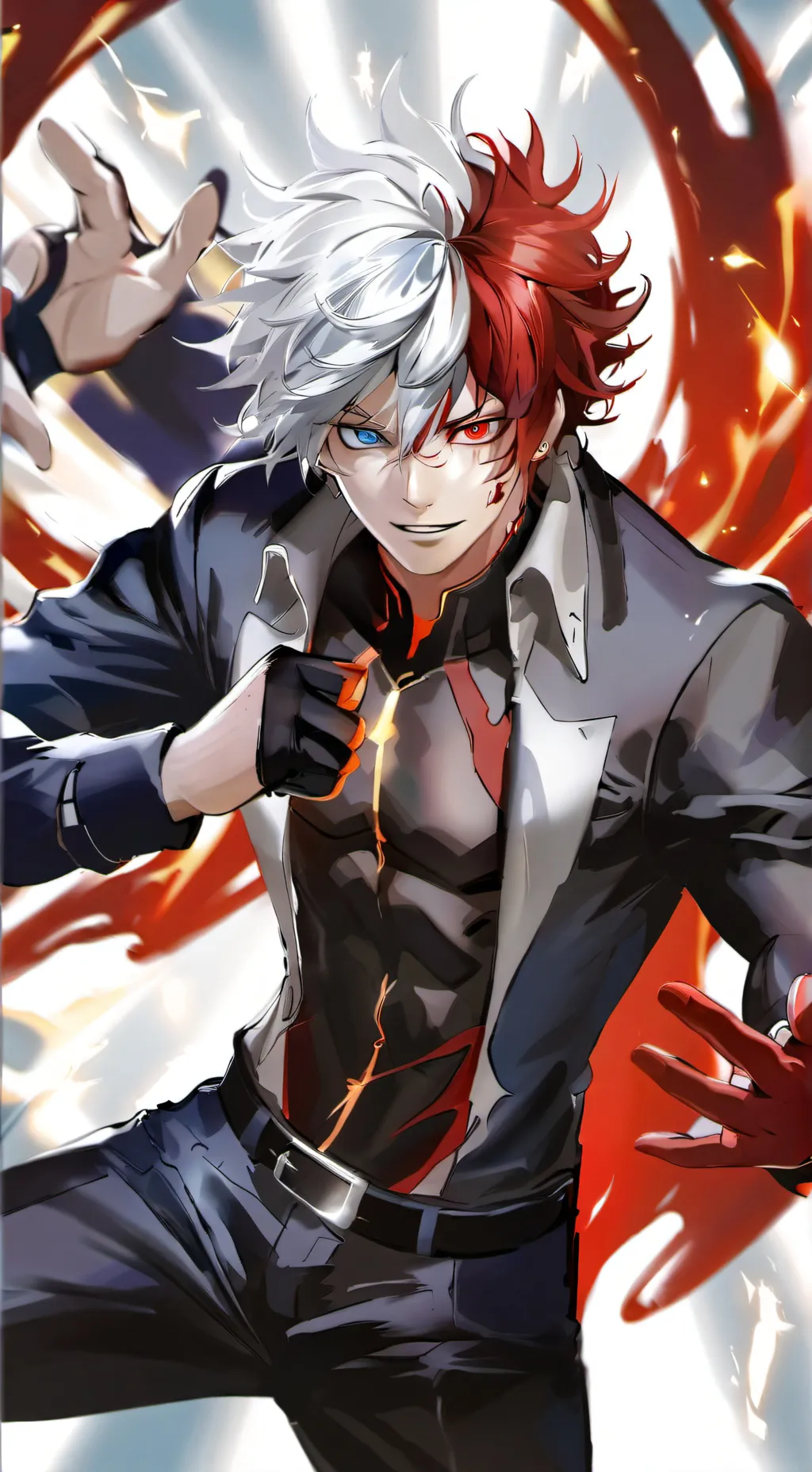 ai character: ꧁Shoto Todoroki꧂ background
