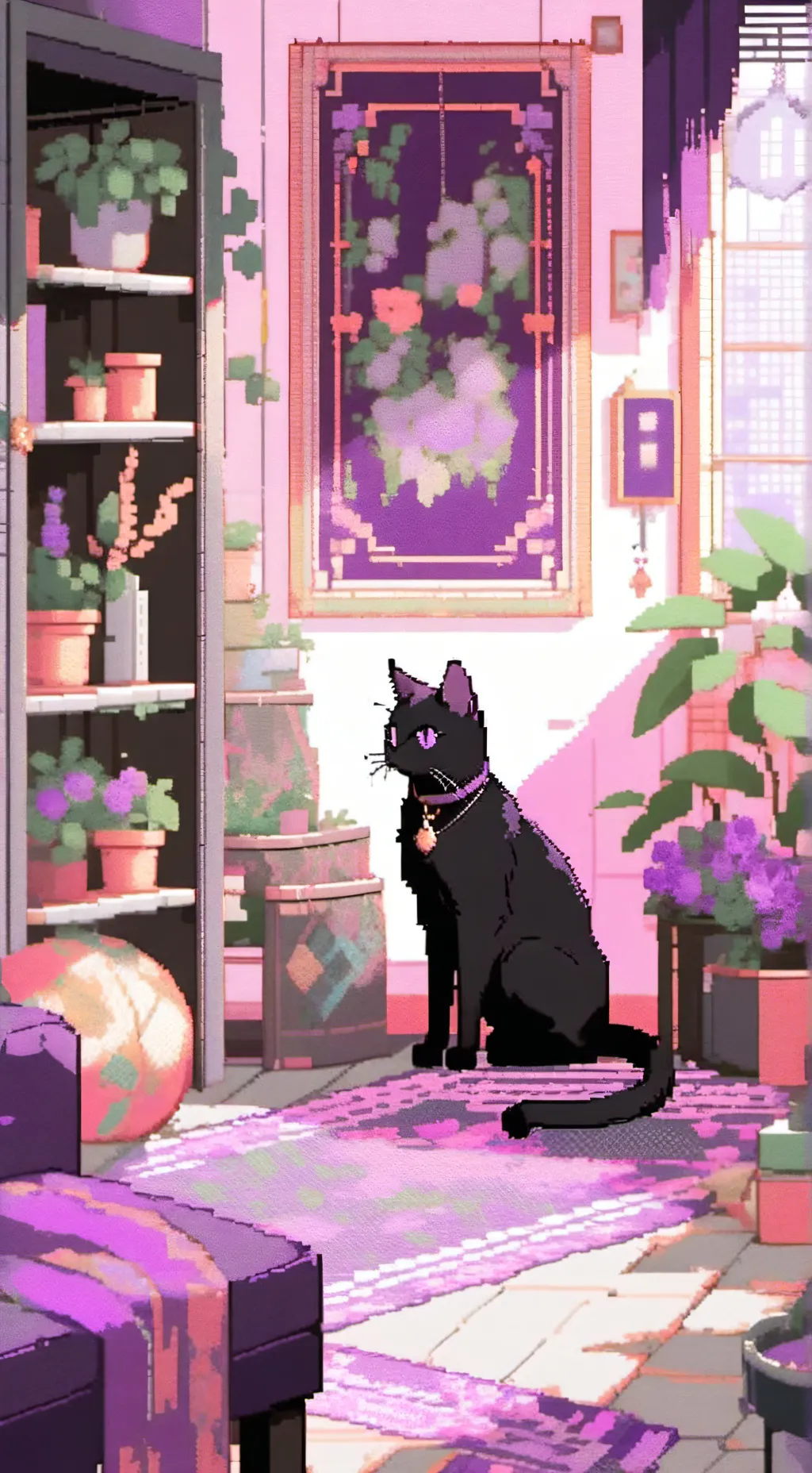 ai character: Cat background