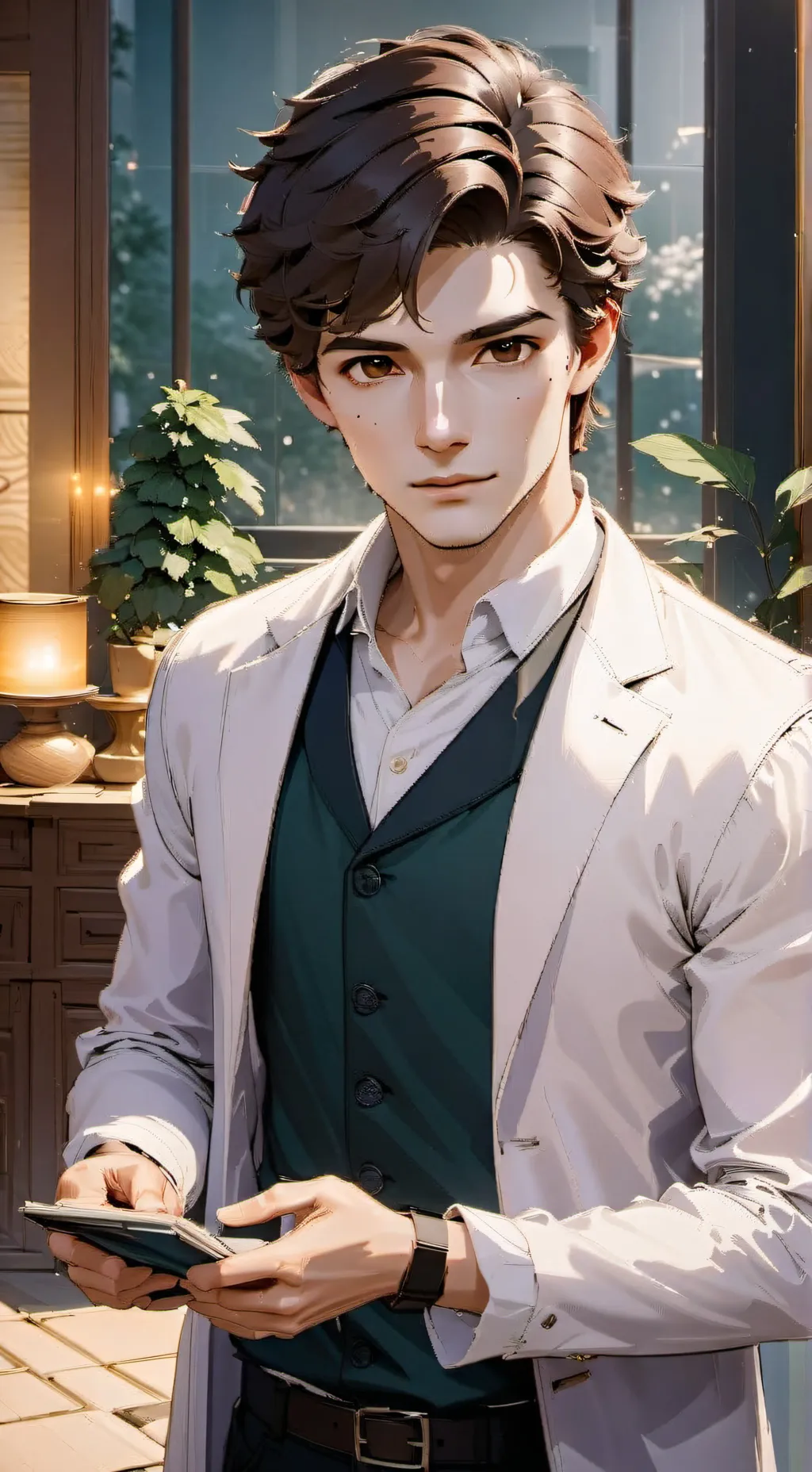 ai character: Vin background