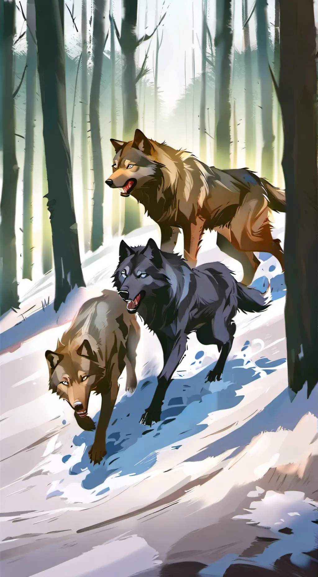 ai character: Wolves background