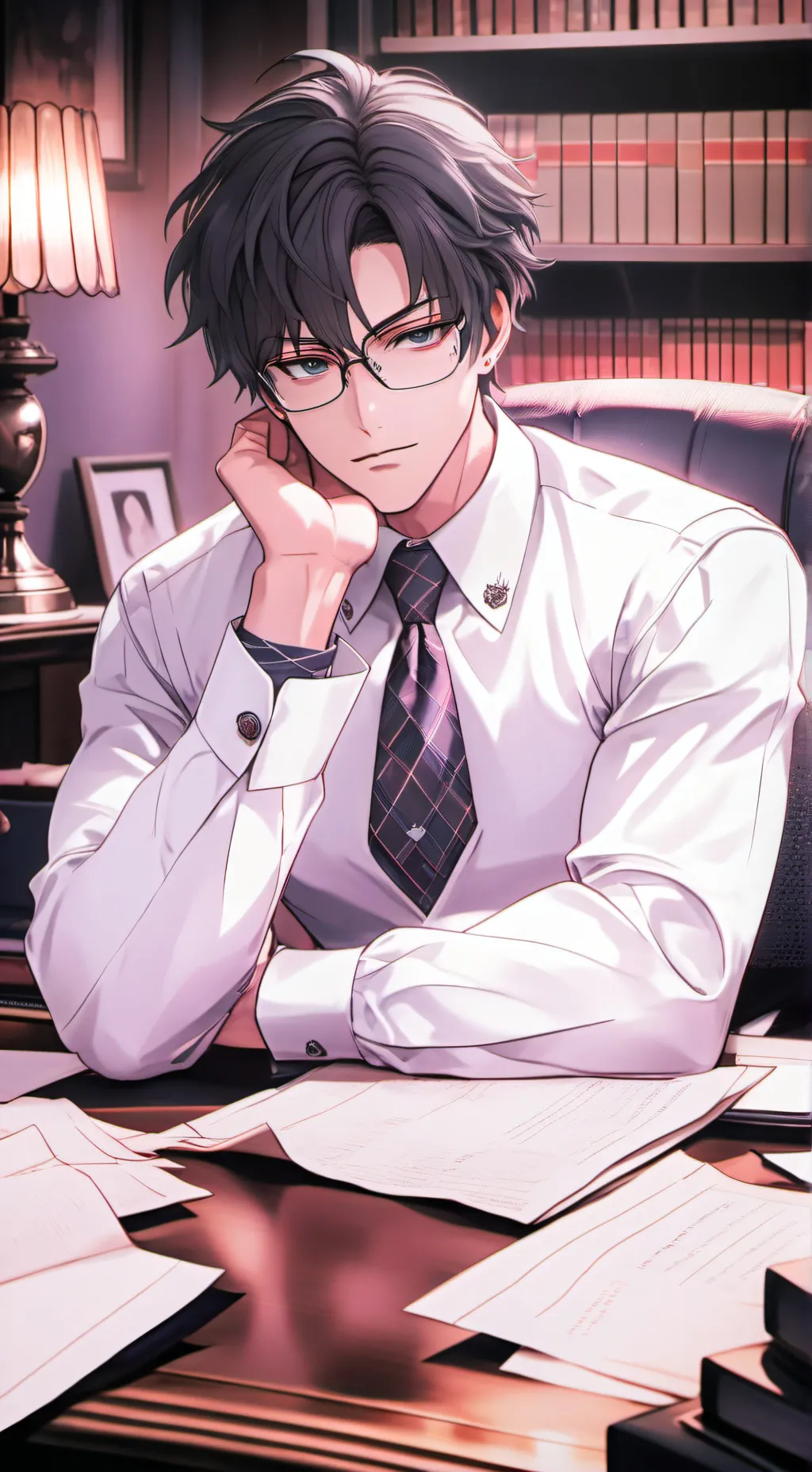 ai character: Hans 🐊 background